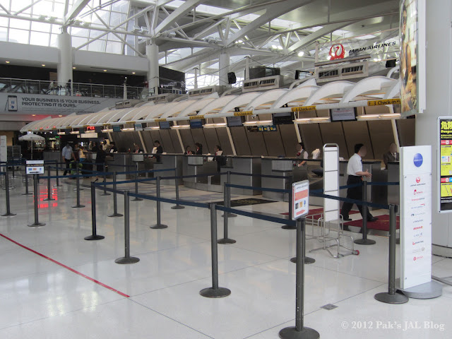 JAL check-in counters at New York JFK