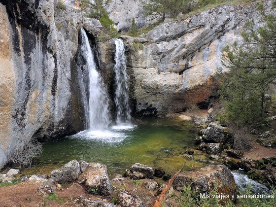 Cascada de la Hoz, Monumento natural de la Fuentona de Muriel, Soria, Castilla y León