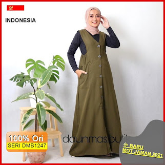 DMB1247 JUMPSUIT OVERALL CARDIGAN 1 KG MUAT 4 PCS OVERALL MAXY MOSCREPE BARU 2021