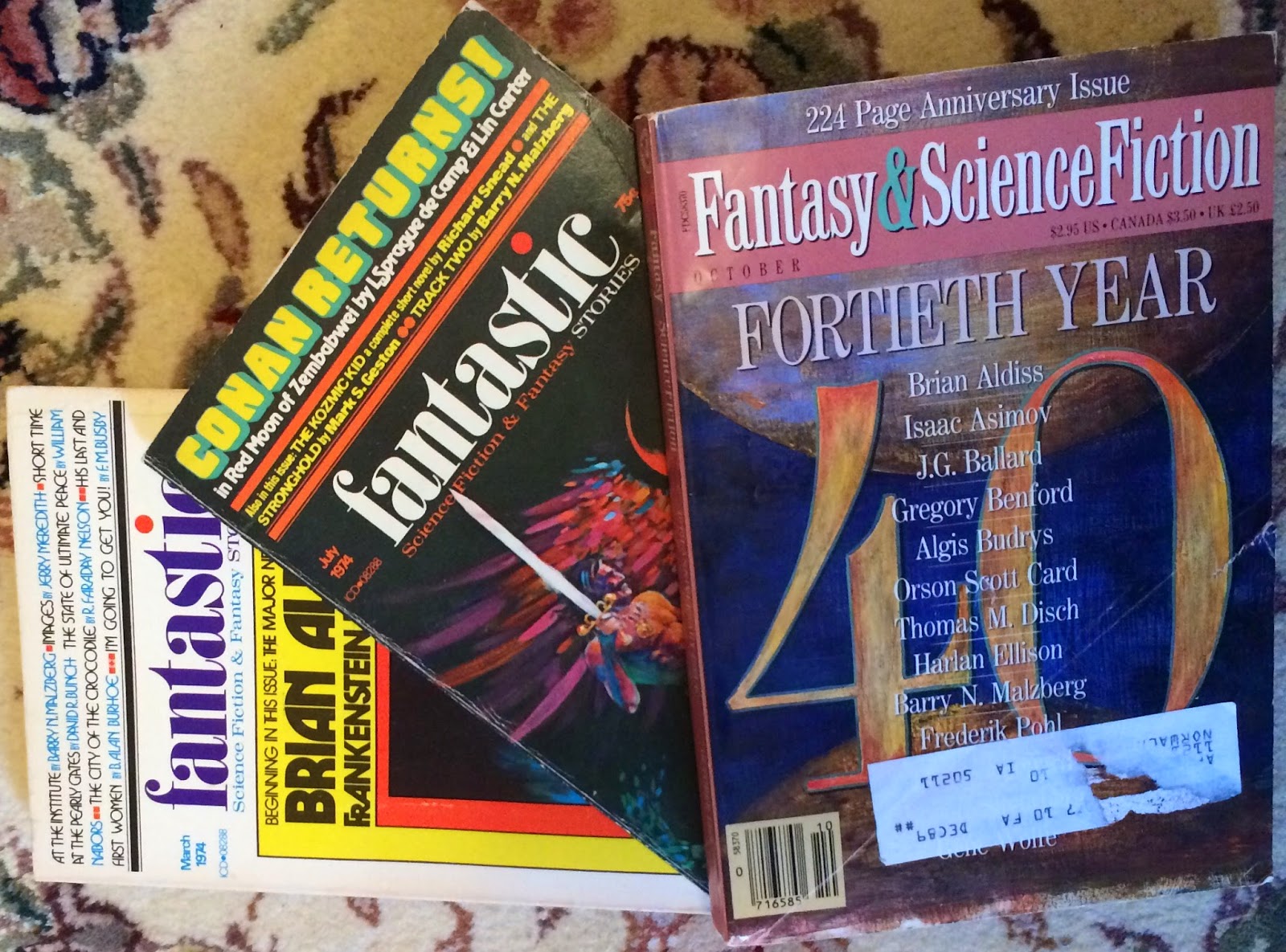 MPorcius Fiction Log Three stories by Barry N. Malzberg