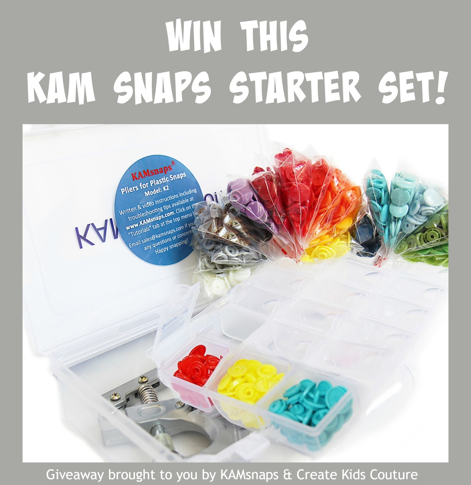  Original KAM Snaps Starter Fasteners Kit -360pcs