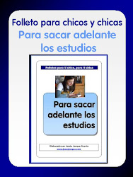 FOLLETO PARA CHICOS/AS PARA SACAR ADELANTE LOS ESTUDIOS