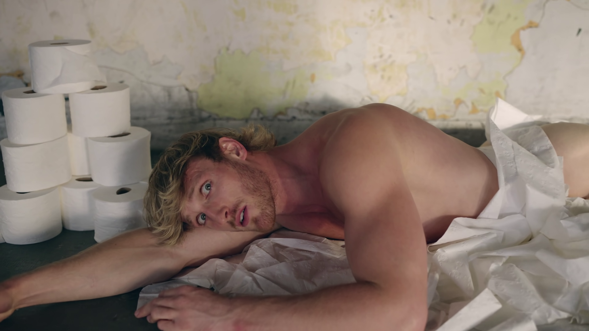 Logan Paul nude in 2020 music video.