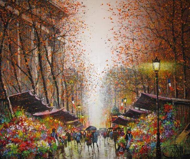 Guy Dessapt | Paris Autumn | French Painter | 1938