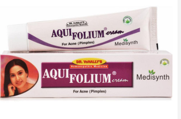 Aquifolium homeopathic face cream for skin