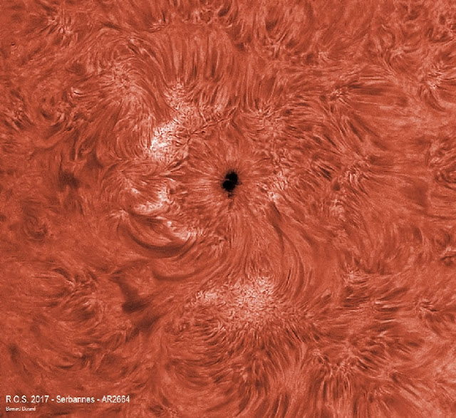 Mancha solar AR 2664 - Bernard Durand