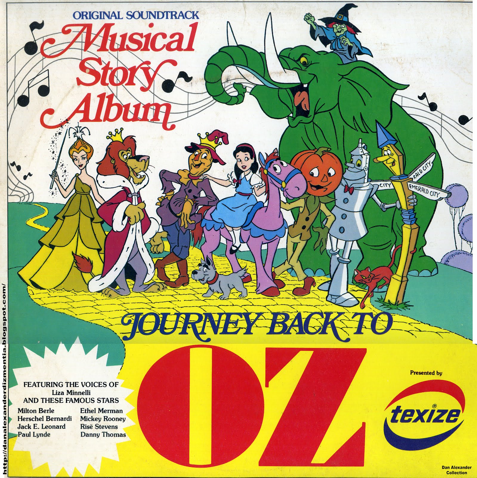 Back journey. Journey back to oz. Journey back to oz 1972. Return to oz. A Musical story.