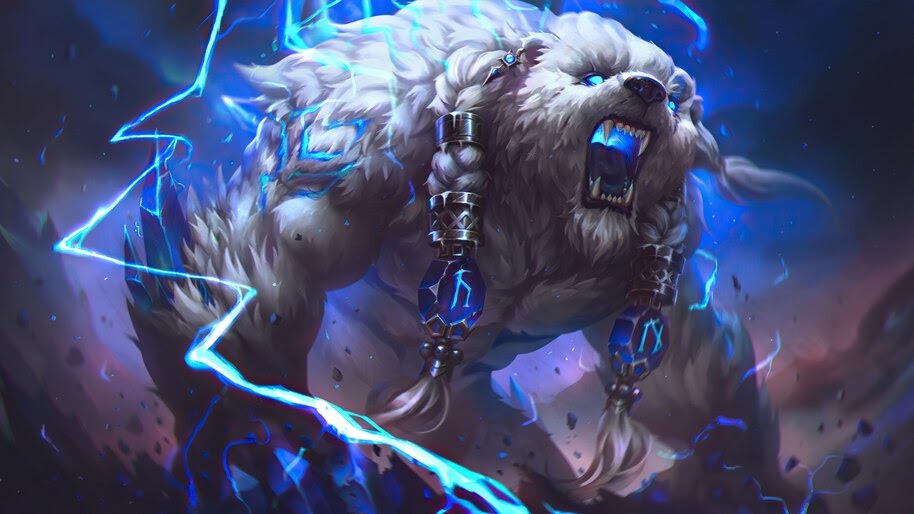 Volibear, Art, LoL, 4K, #3.2134