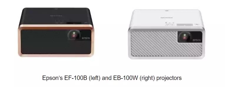 Epson EF-100B and Epson EB-100W Epson EF-100B and Epson EB-100W