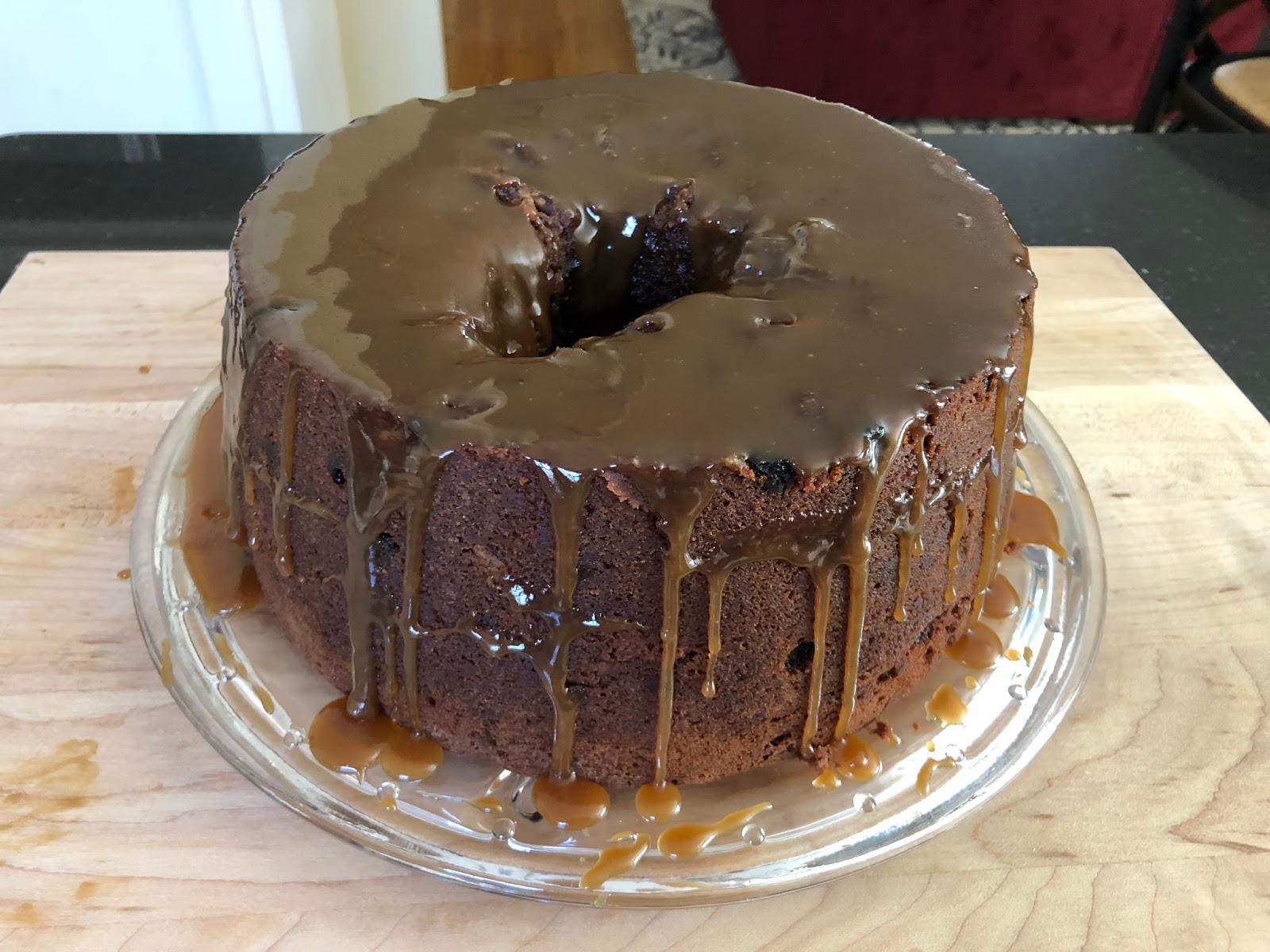 Hot Dinner Happy Home Brian's Blackberry Jam Cake With Caramel Icing