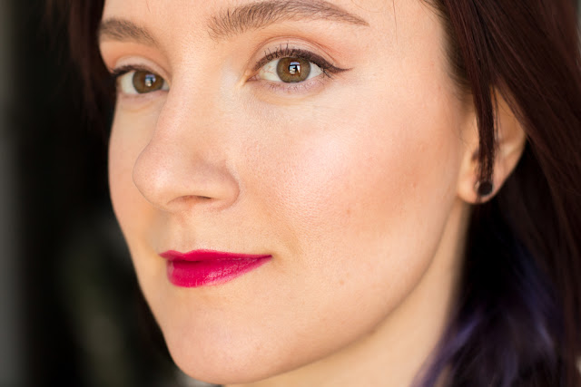 Givenchy Rouge Interdit 23 Fuschia-in-the-Know свотчи