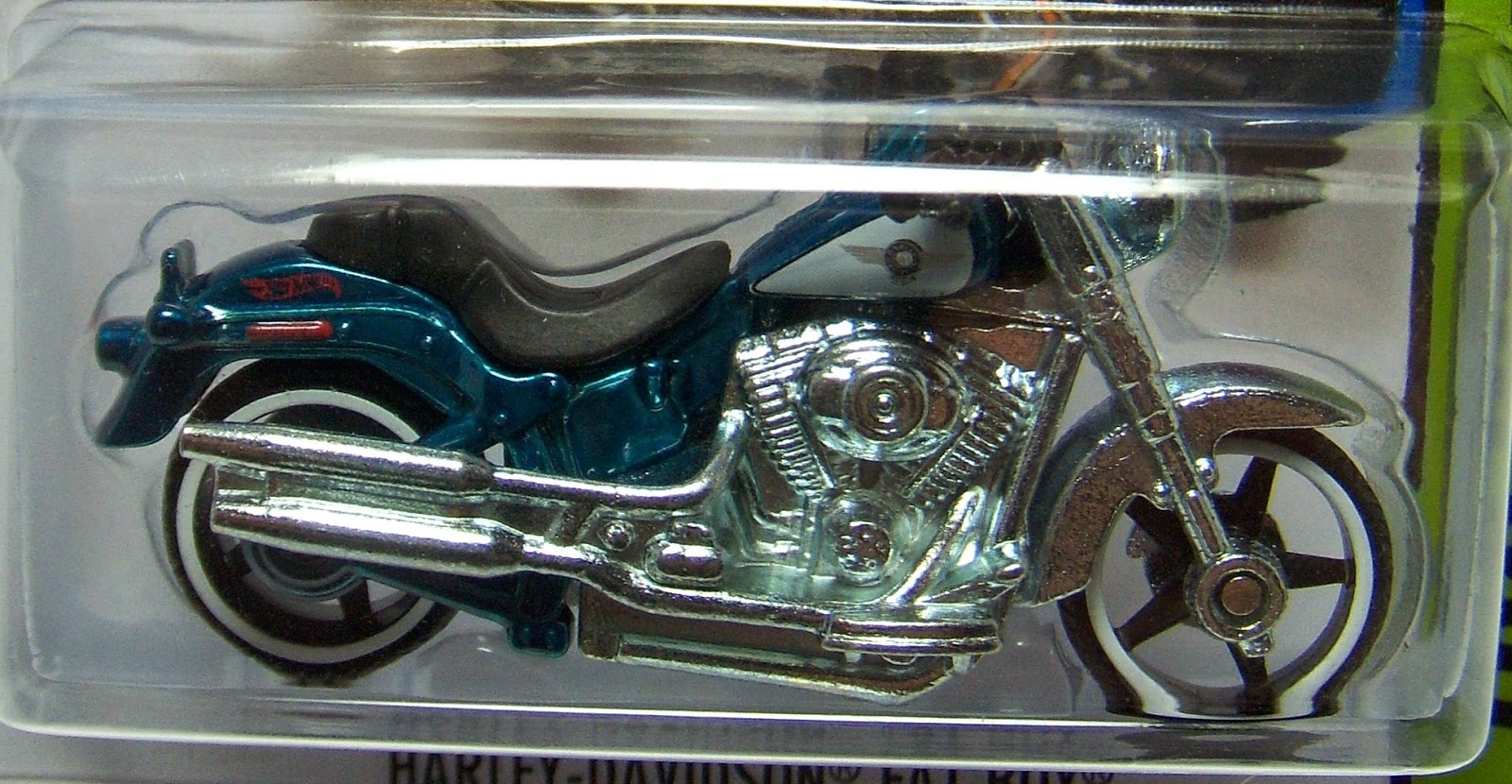 2012 Hot Wheels New Models Harley Davidson Fat Boy Rojo Metálico MC3 B