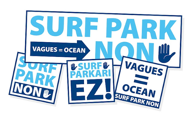 NON au surf park de Saint Jean de Luz