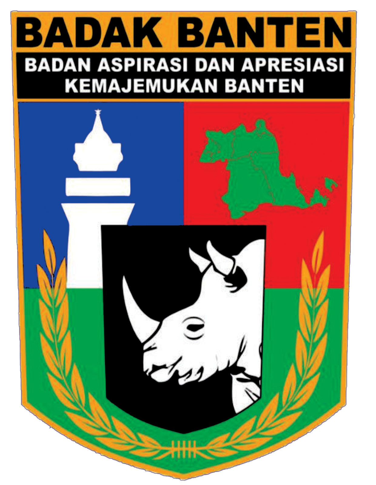 Dunia Logo : logo badak banten png