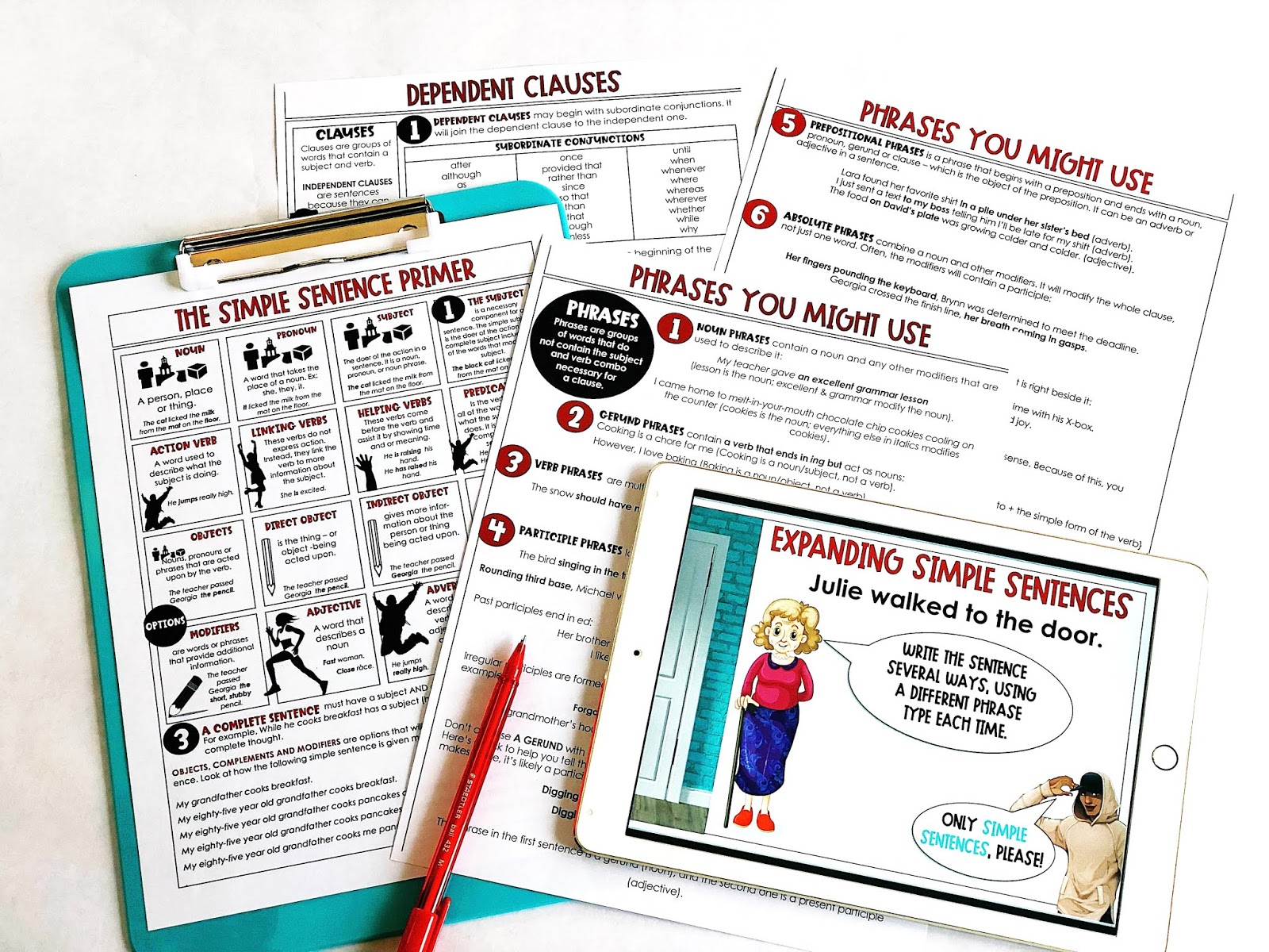 Sentence expanding lessons Learning in Room 213