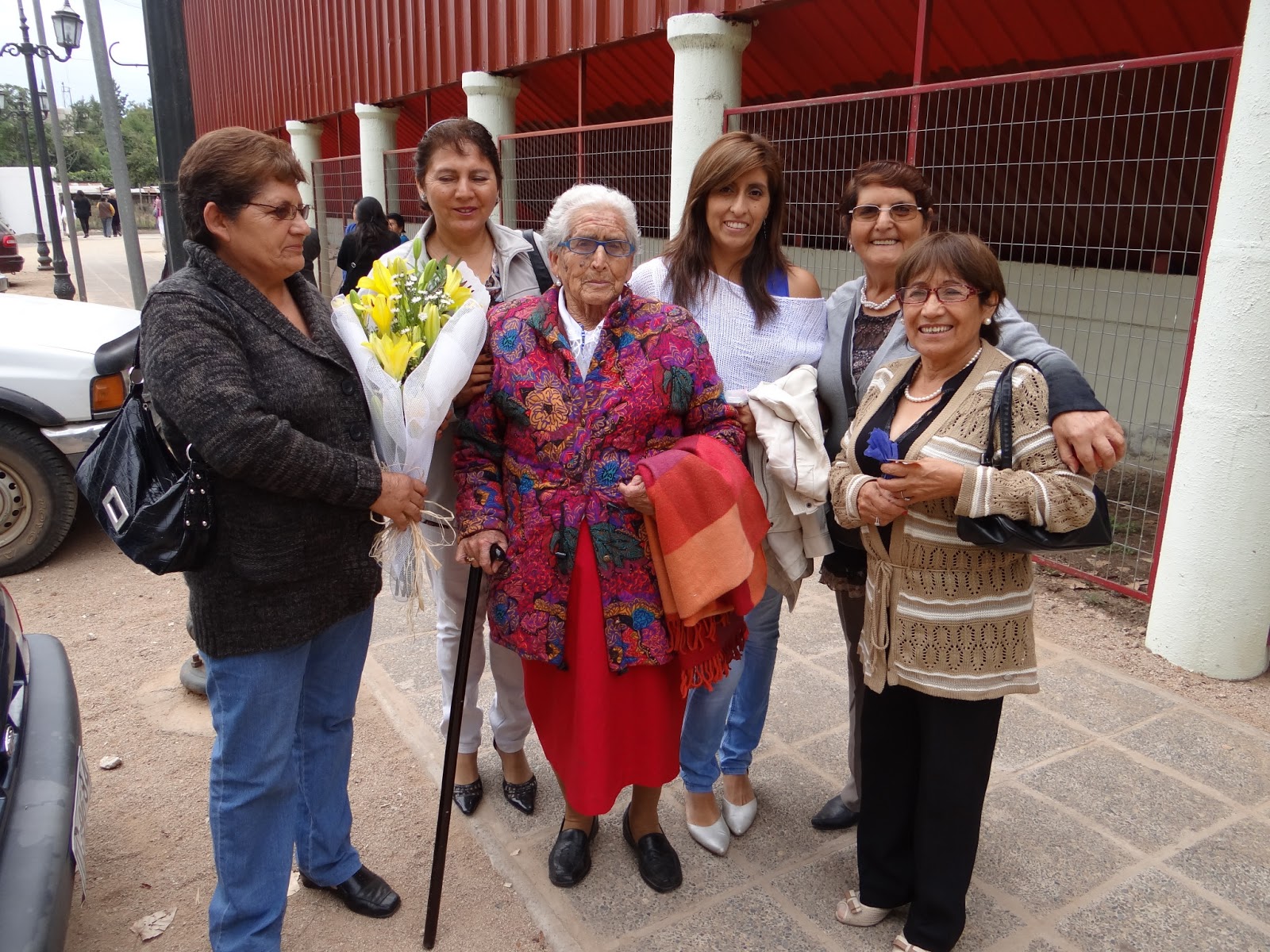 Camila Valenzuela de 104 años fue invitado de honor en día de la Mujer