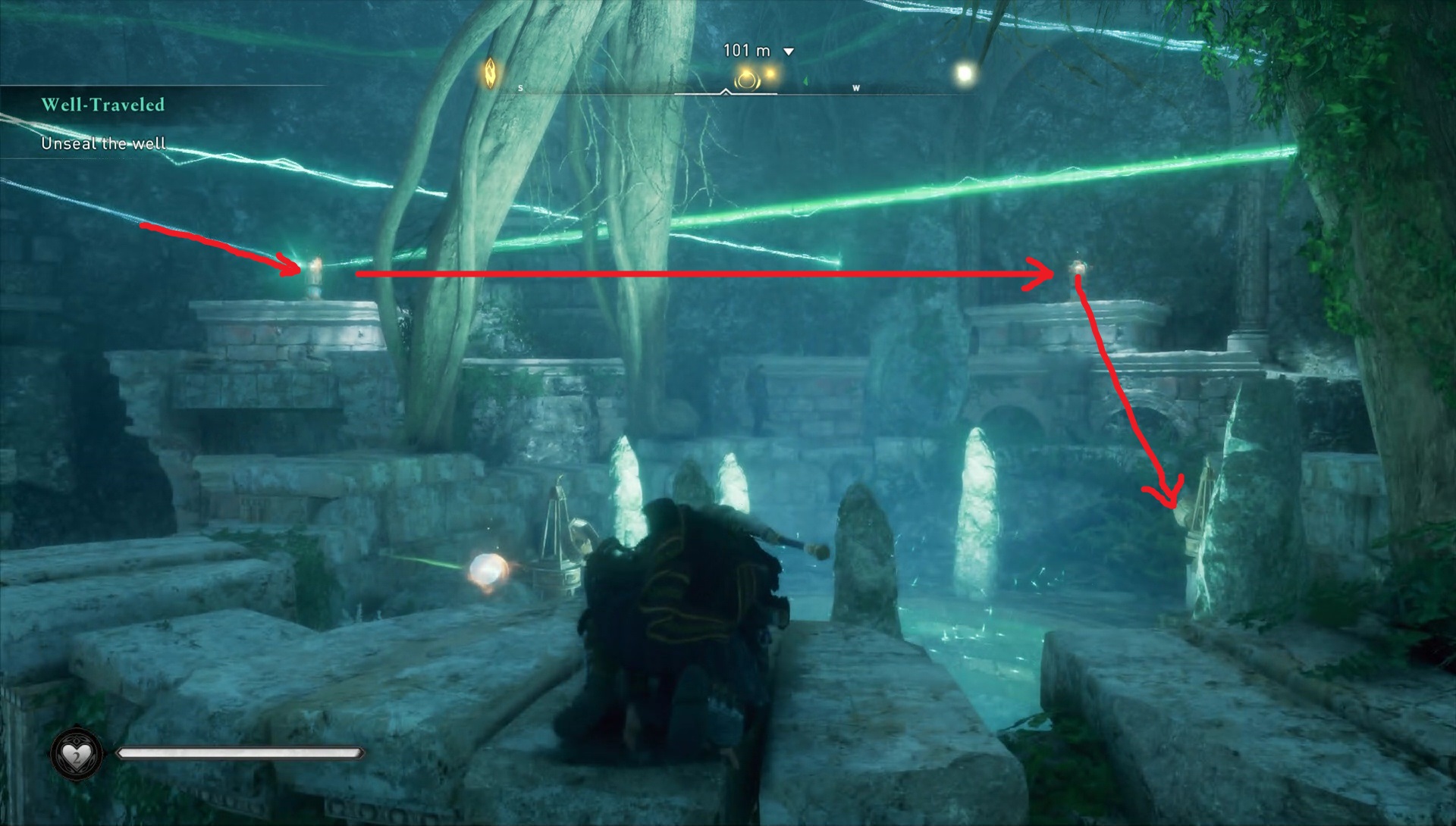 How To Open The Well During The Journey To Asgard Quest In Assassin S Creed Valhalla Solving The Puzzle With Rays And Mirrors