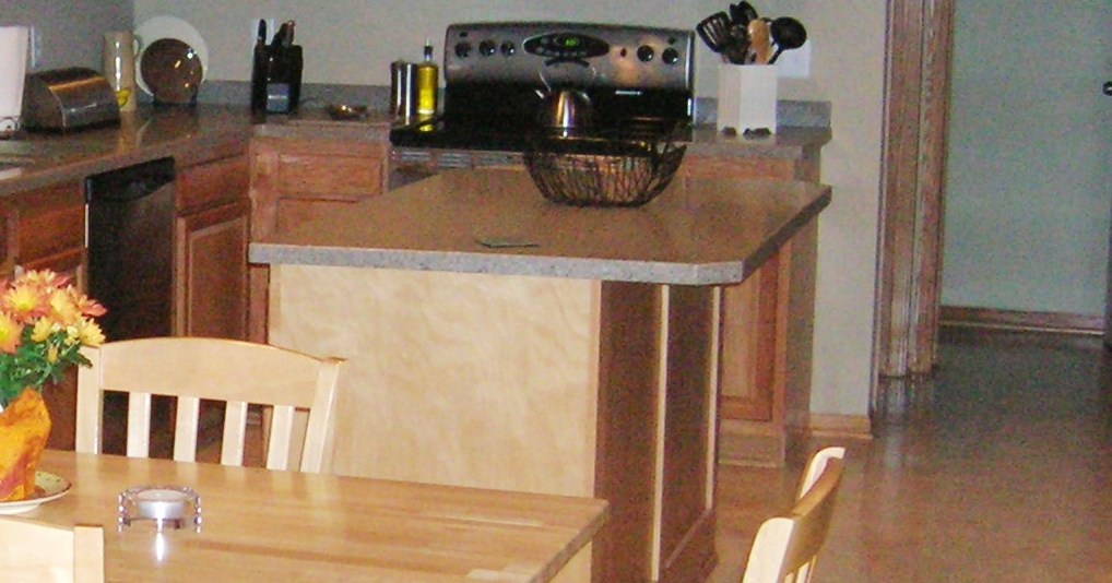 building a kitchen island with cabinets