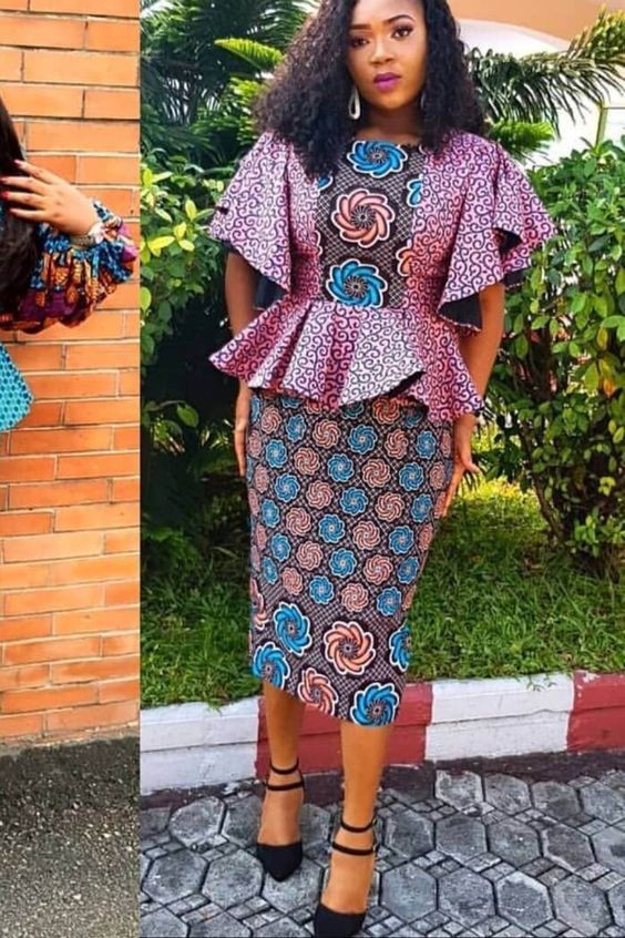 very simple and unique ankara style to rock any occasion