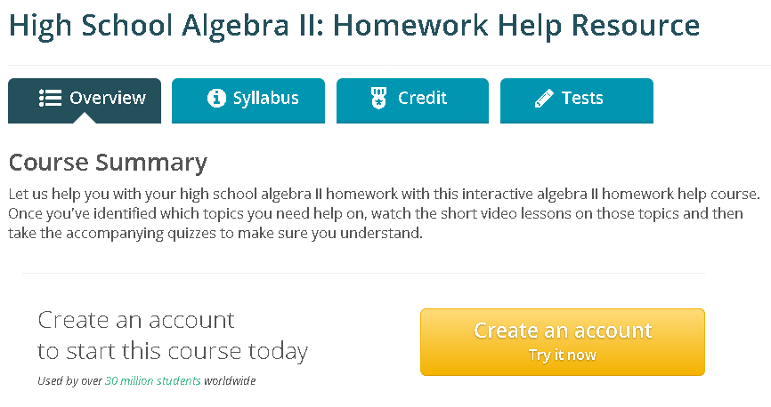 do my algebra homework for me