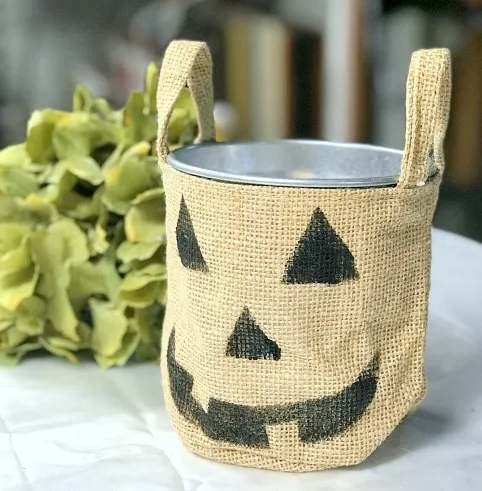 burlap pumpkin burlap bag