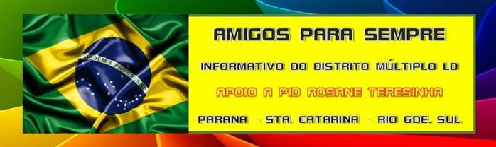 INFORMATIVO DMLD - AMIGOS PARA SEMPRE