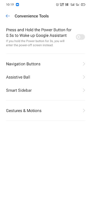 screen pinning in Realme UI