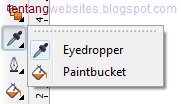 eyedropper, interactive fill toolbox corelDraw