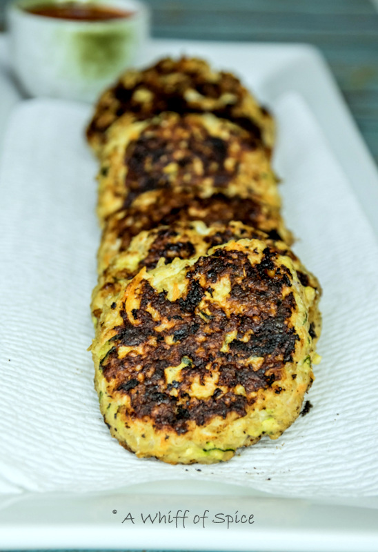 Chicken and Quinoa Patties with Carrots and Zucchini