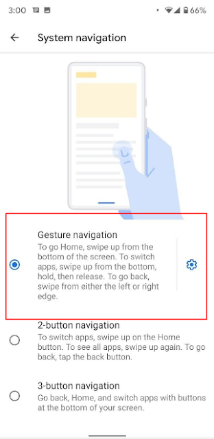 How to Enable Android 10 new swipe Gestures navigation