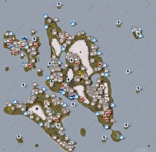 Dayz Rio Map DayZ Origins Brasil: Mapa interativo oficial mostrando os spawns dos ...