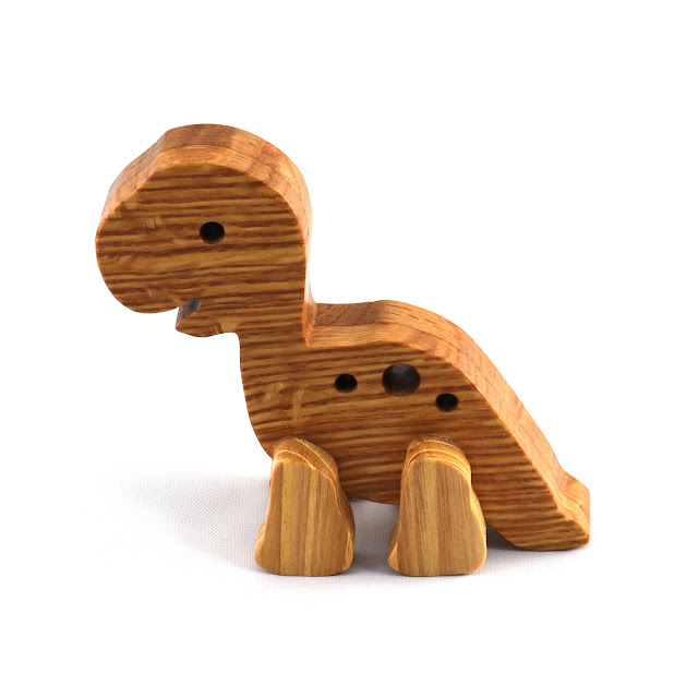 Baby Dinosaur - Handmade Wood Toy Anima