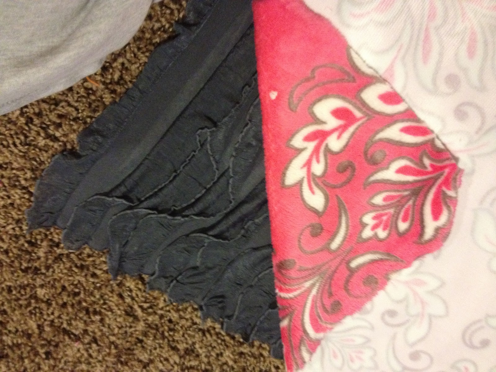 Ruffle and Minky Baby Blanket A Vision to Remember All Things