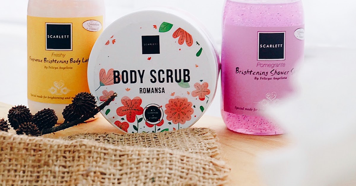 Scarlett Whitening Body Care (Body Scrub, Shower Scrub & Body Lotion
