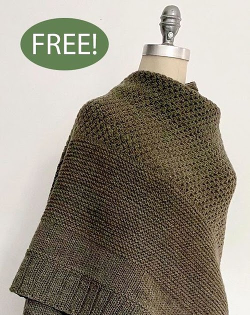 Amazing Knitting: Campfire Cozy Shawl - Free Knitting Pattern