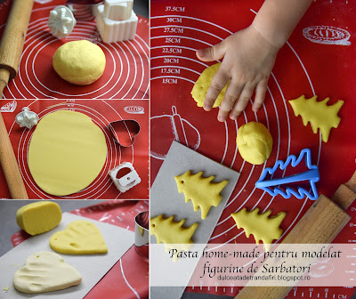 Pasta home-made pentru modelat figurine de Sarbatori