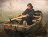 James Ensor (23 años) - The Rower (1883)