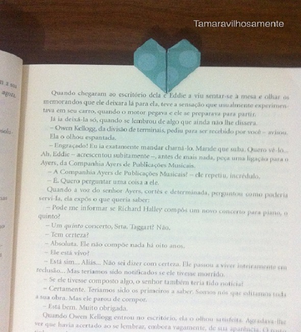 DIY: Marcadores de página (simples e origami de coração) - Tamaravilhosamente