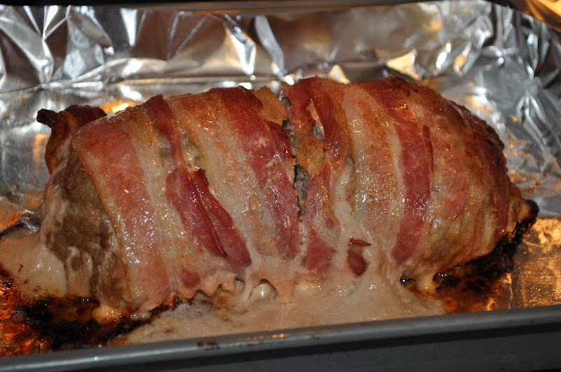 Life in my Kitchen...and beyond 535 Bacon Wrapped Turkey Meatloaf