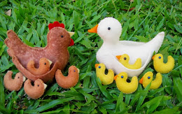 clucky Hen and chicks, Mother duck and ducklings  Kit  $35 plus postage