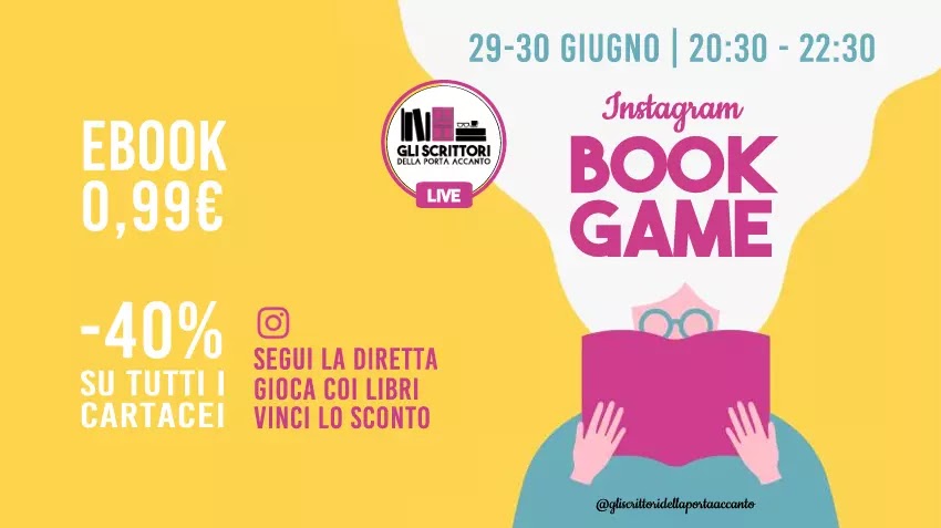 Instagram book game: gioca coi libri e vinci lo sconto
