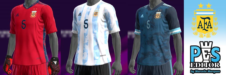 Argentina Kit Set Copa America 2011  pes2012 - Pro Evolution Soccer 2012  at ModdingWay