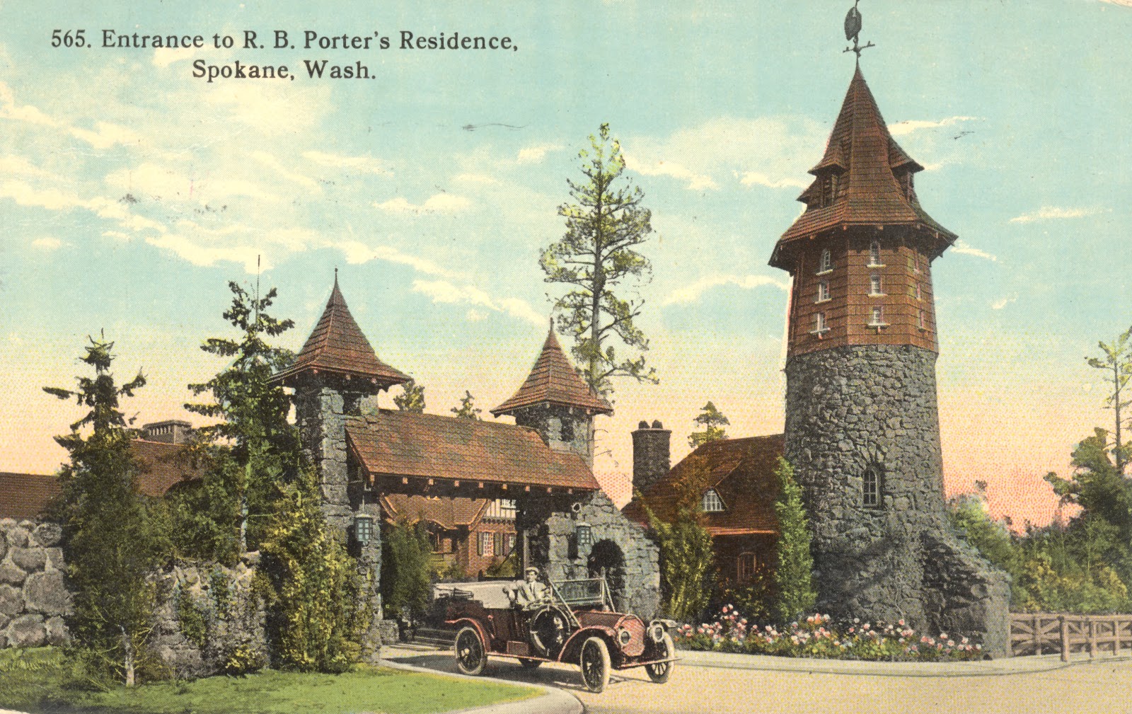 Old photos of architecture R. B. Porter Residence Spokane Washington