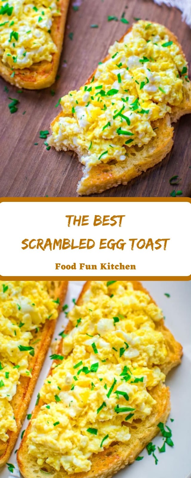 The Best Scrambled Egg Toast