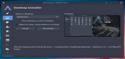 ArcoLinux Tweak Tool