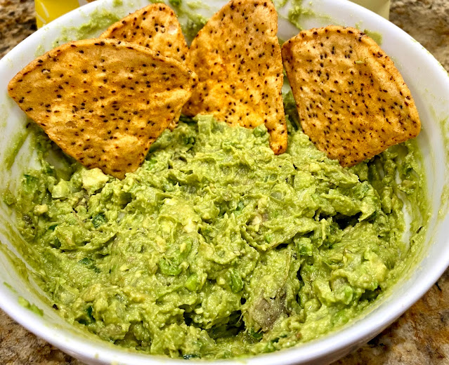 GREAT EATS HAWAII CAULIFLOWER TORTILLA CHIPS WITH GUACAMOLE