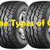 the Types of Car Tires