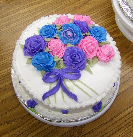 SHE FASHION CLUB Rose Bouquet Cake