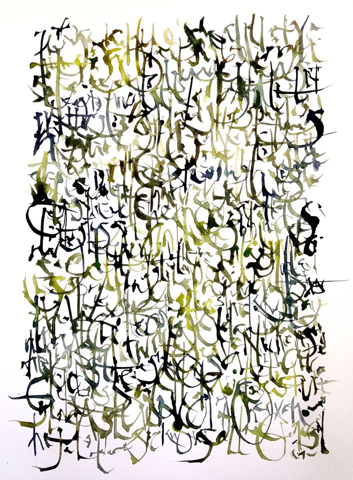 The New Post-literate: A Gallery Of Asemic Writing: Calligraphic Asemic ...