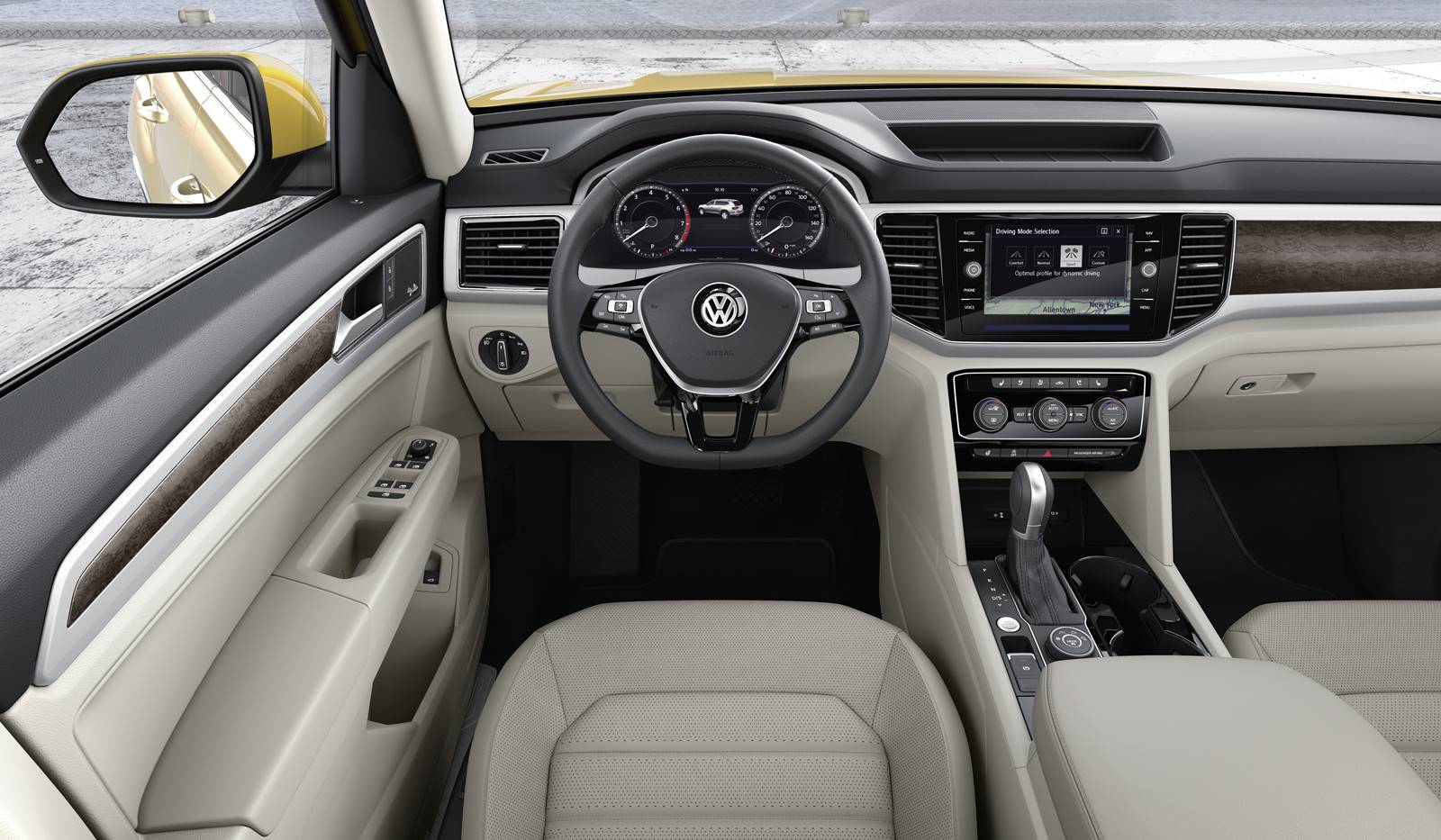 Volkswagen Atlas SUV de 7 lugares para família americana